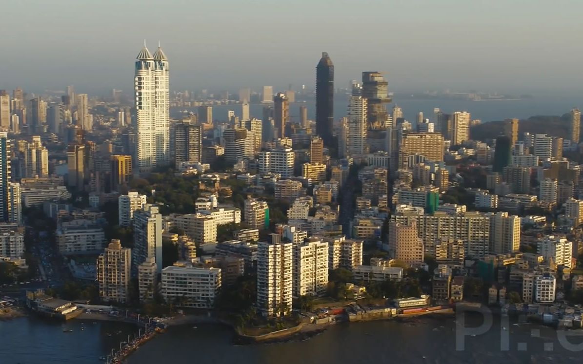 [图]航拍孟买：印度第一大城市-Mumbai in 4k