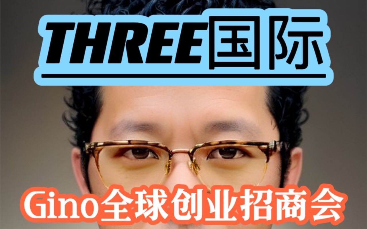 THREE创业说明会【公司背景、产品、制度】Gino4.9哔哩哔哩bilibili