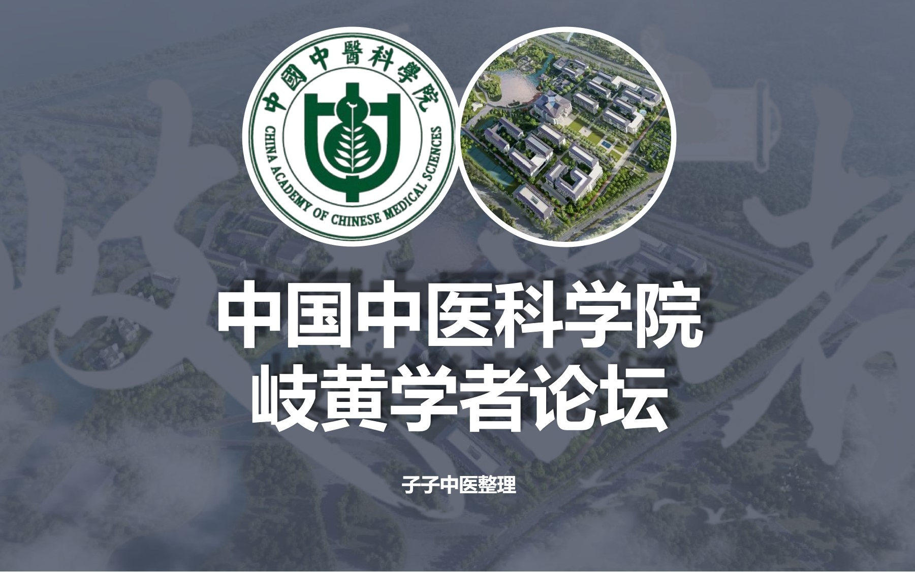 中国中医科学院岐黄学者论坛(子子中医整理)
