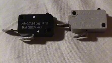 Tested Deco Microwave Micro Switch Model# VP533A Vp533a-of for