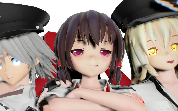 【东方三大流氓】自改模型 n渲染(第一次)