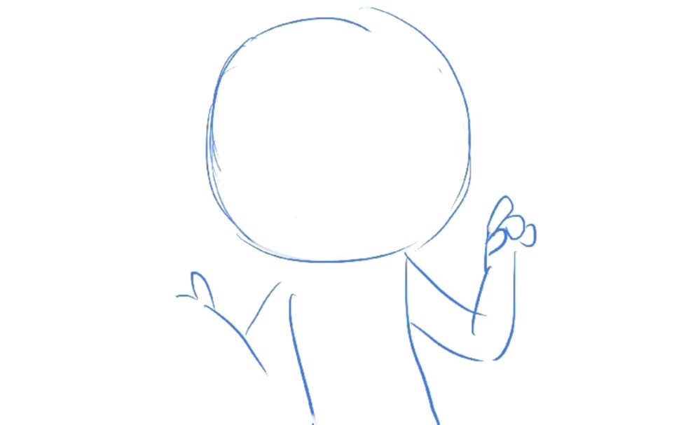 看完我也会画了一个用procreate画的丘丘人过程稿件展示啦