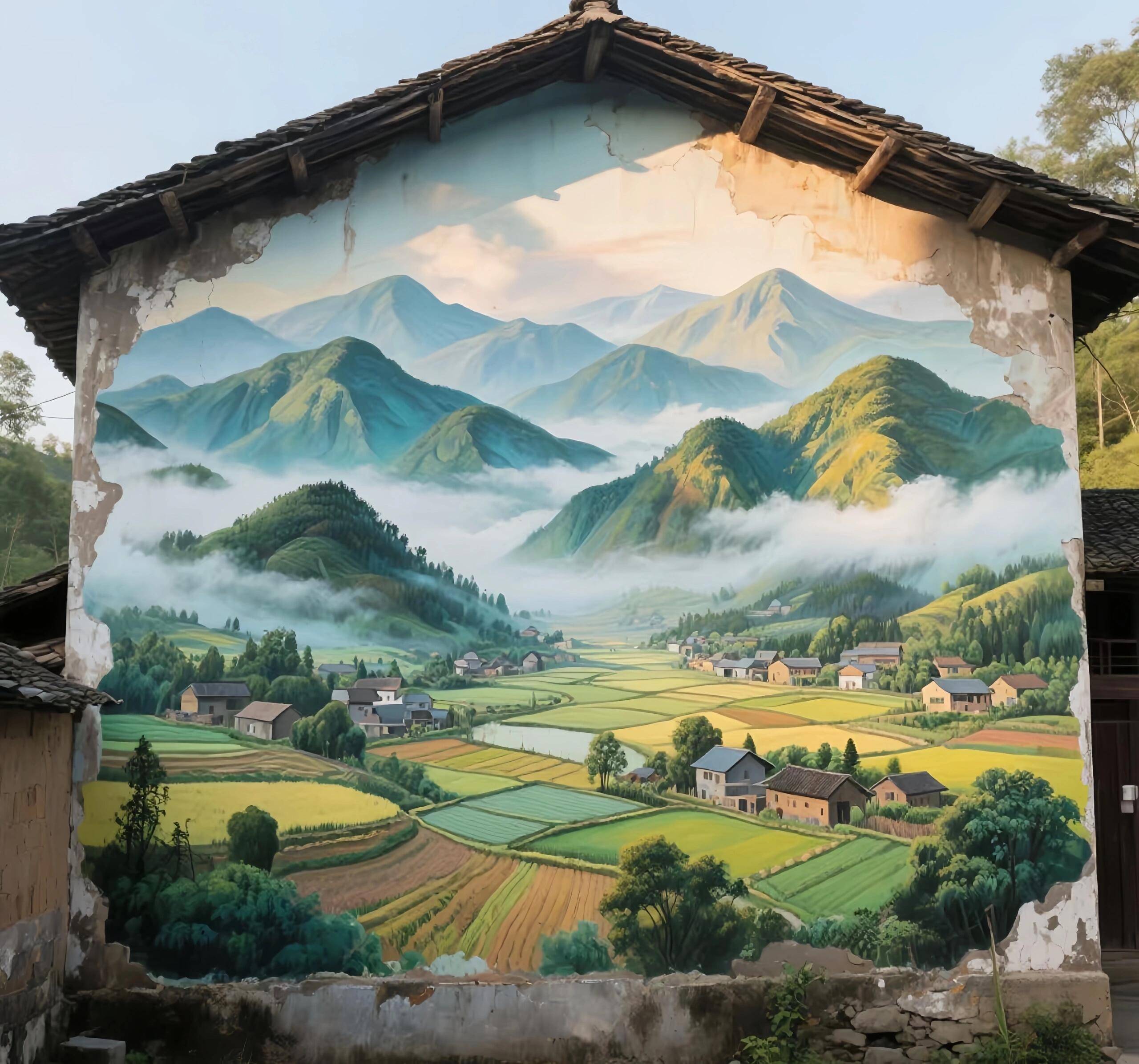 美丽乡村文化墙绘