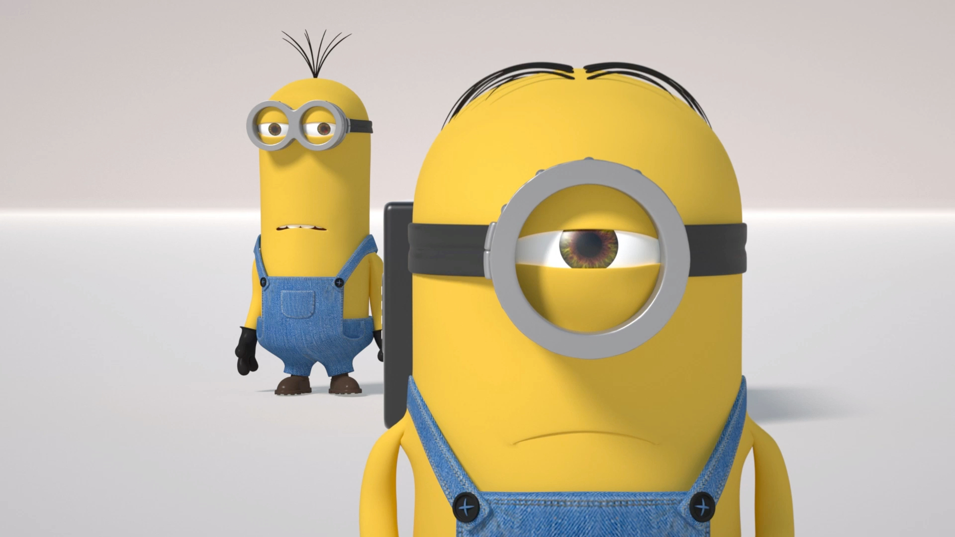 学了三个月c4d肝了一个多月做的鬼畜版小黄人哈哈哈哈哈-甜心软糖呦