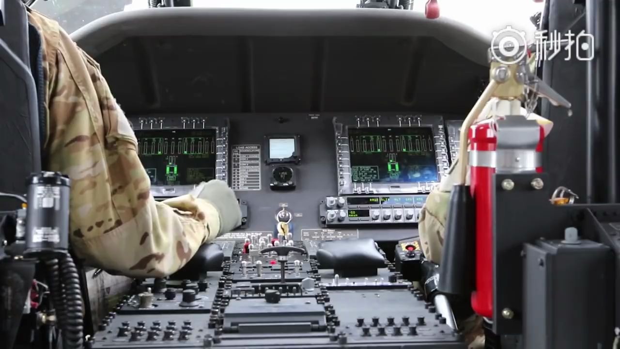 uh-60m黑鹰直升机驾驶舱高清无码拍给你看