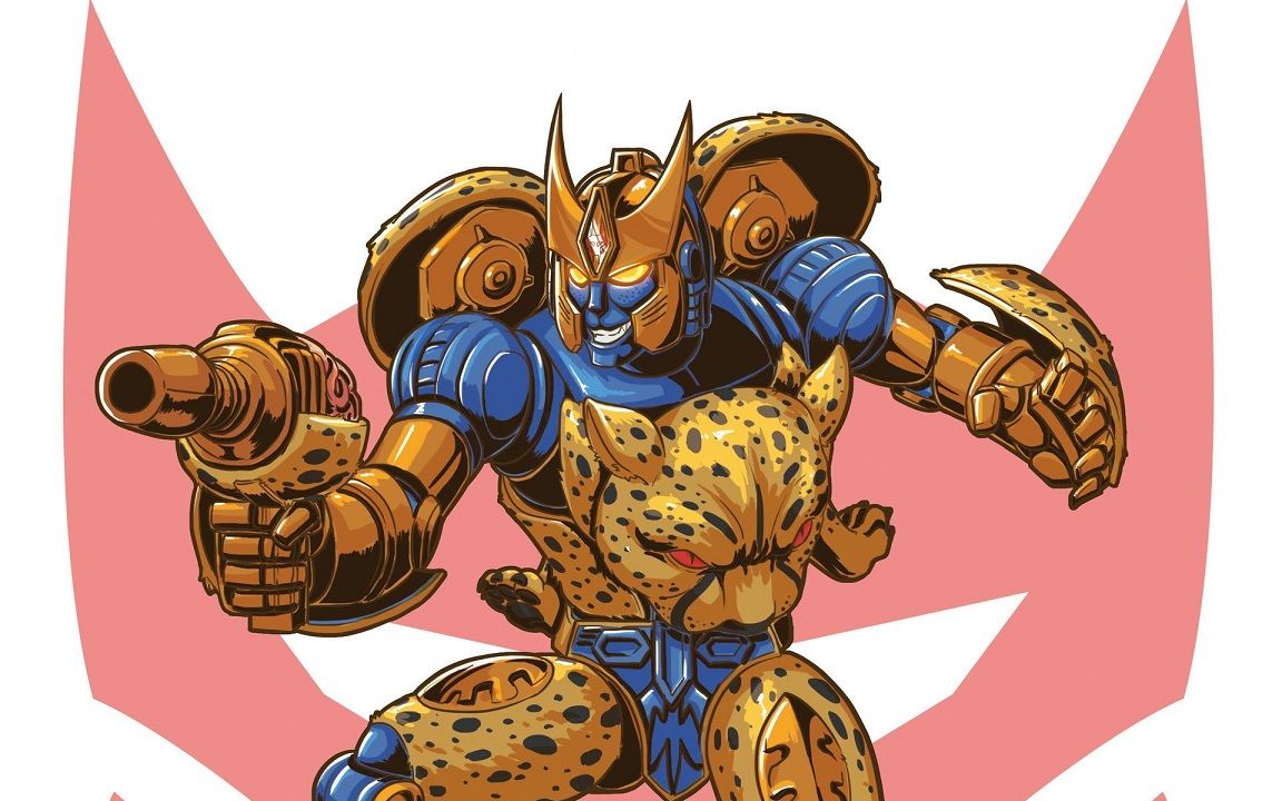 陈老实的玩具分享-孩之宝red不可变形系列黄豹勇士可动人偶_哔哩哔哩