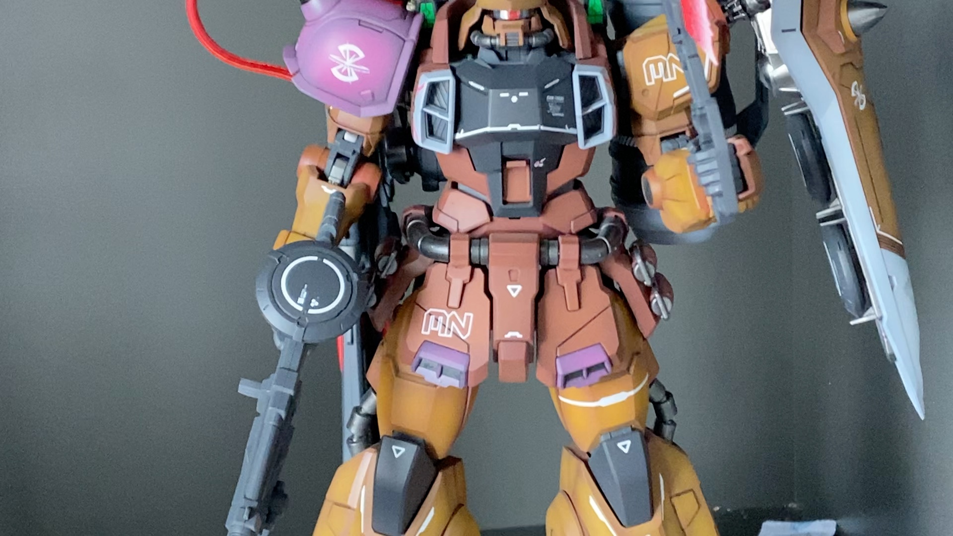 万代高达mg 高达seed 露娜扎古喷涂改色