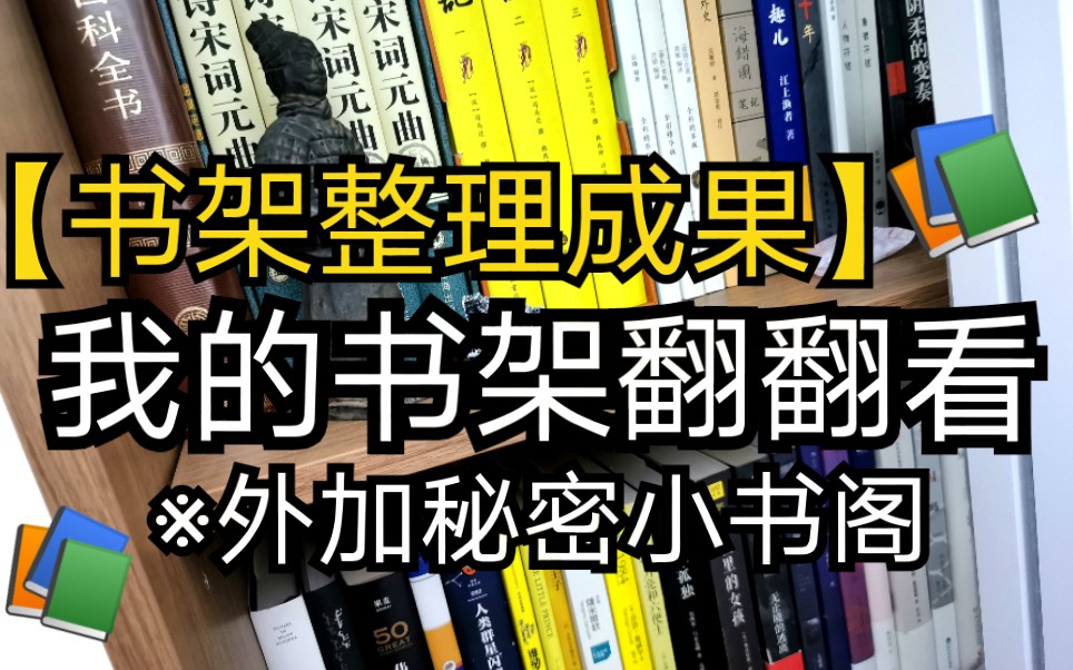 【书柜分享】年前书架整理成果●我的书架和秘密书柜翻翻看哔哩哔哩bilibili