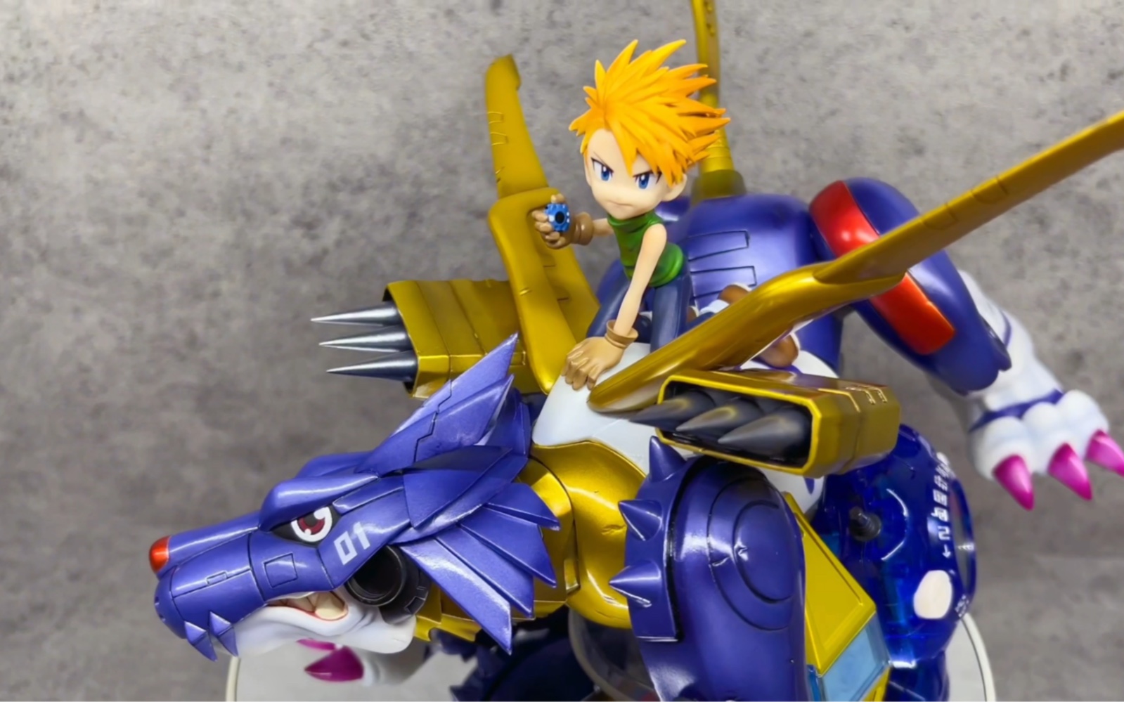 megahouse gem 数码宝贝大冒险 阿和/石田大和&钢铁加鲁鲁兽