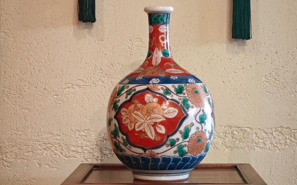 器满陶瓷花瓶客厅花器摆件插花中式玄关大明成化年制复古装饰品