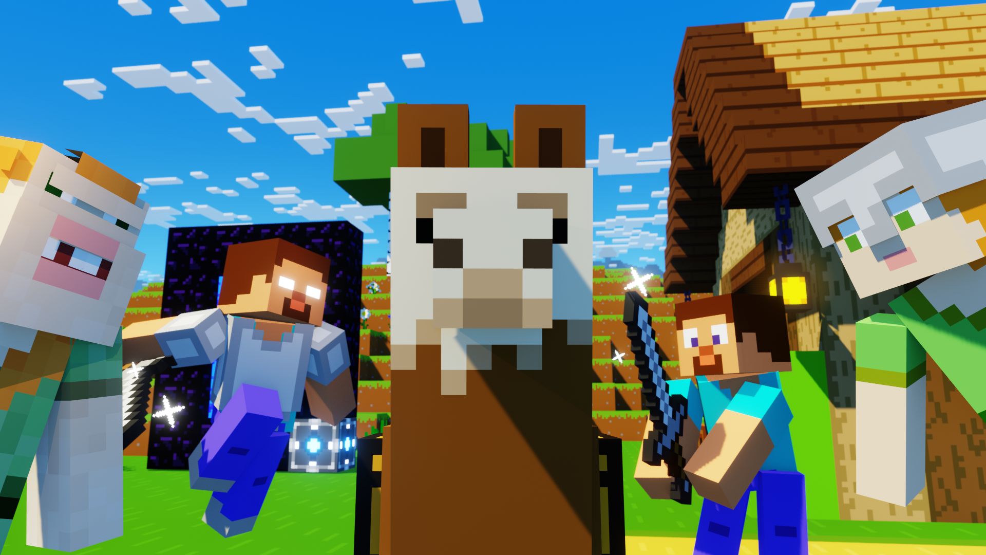 【原创mc动画】steve和alex的妙妙生活02