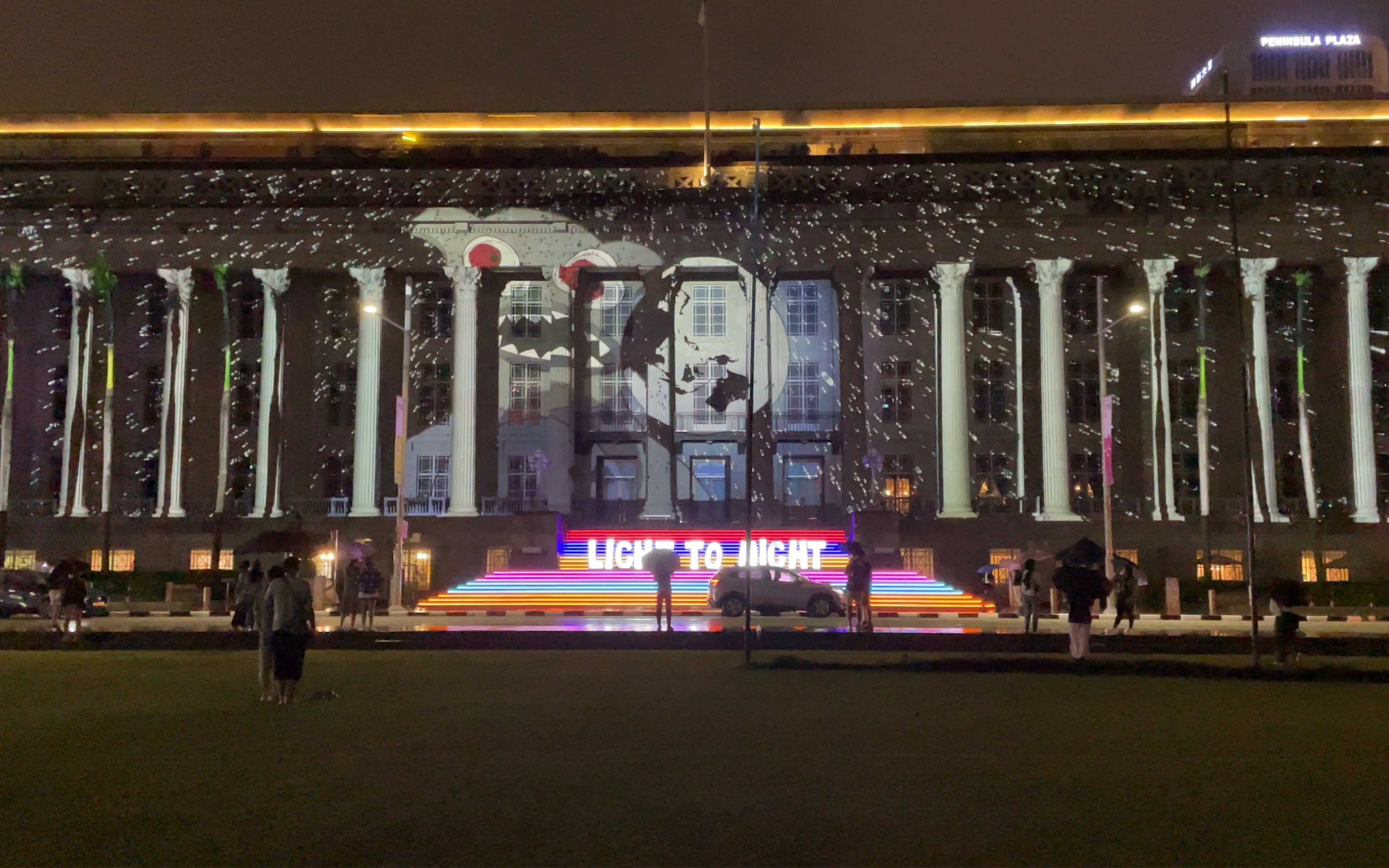 新加坡|国家美术馆 light to night 昼夜璀璨艺术节 灯光秀