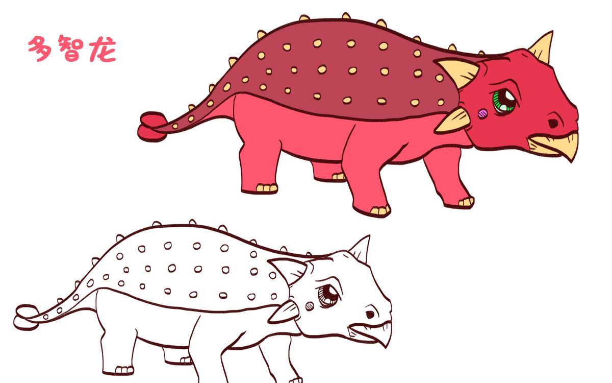 简笔画大全,多智龙(一)_哔哩哔哩 (゜-゜)つロ 干杯~-bilibili
