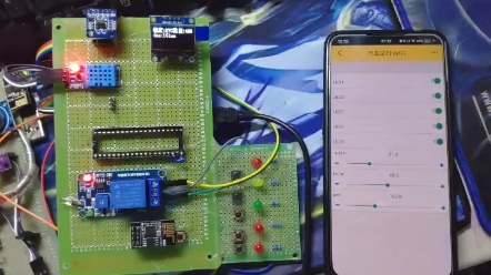 esp8266wifi模块,连接手机机智云APP,会从网上设置数据点,编写程序更改,控制按键和显示数据哔哩哔哩bilibili