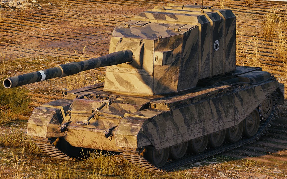 坦克世界 fv4005 - 6杀 1.21万伤害 [湖边的角逐]