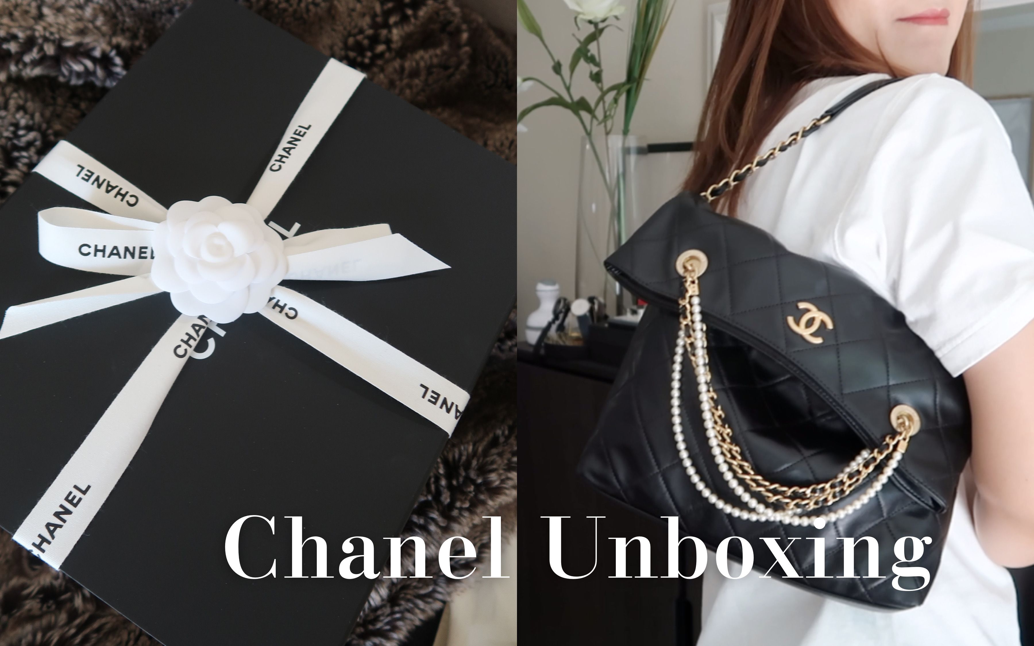 2020 Chanel包包开箱|Chanel秋冬新品包包来啦!|一见钟情的珍珠链条包|一个包竟然有6种背法!!!哔哩哔哩bilibili