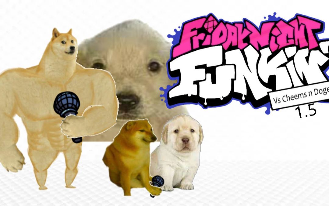 fnf生草模组 vs cheems n doge (1.5 update)_哔哩哔哩bilibili