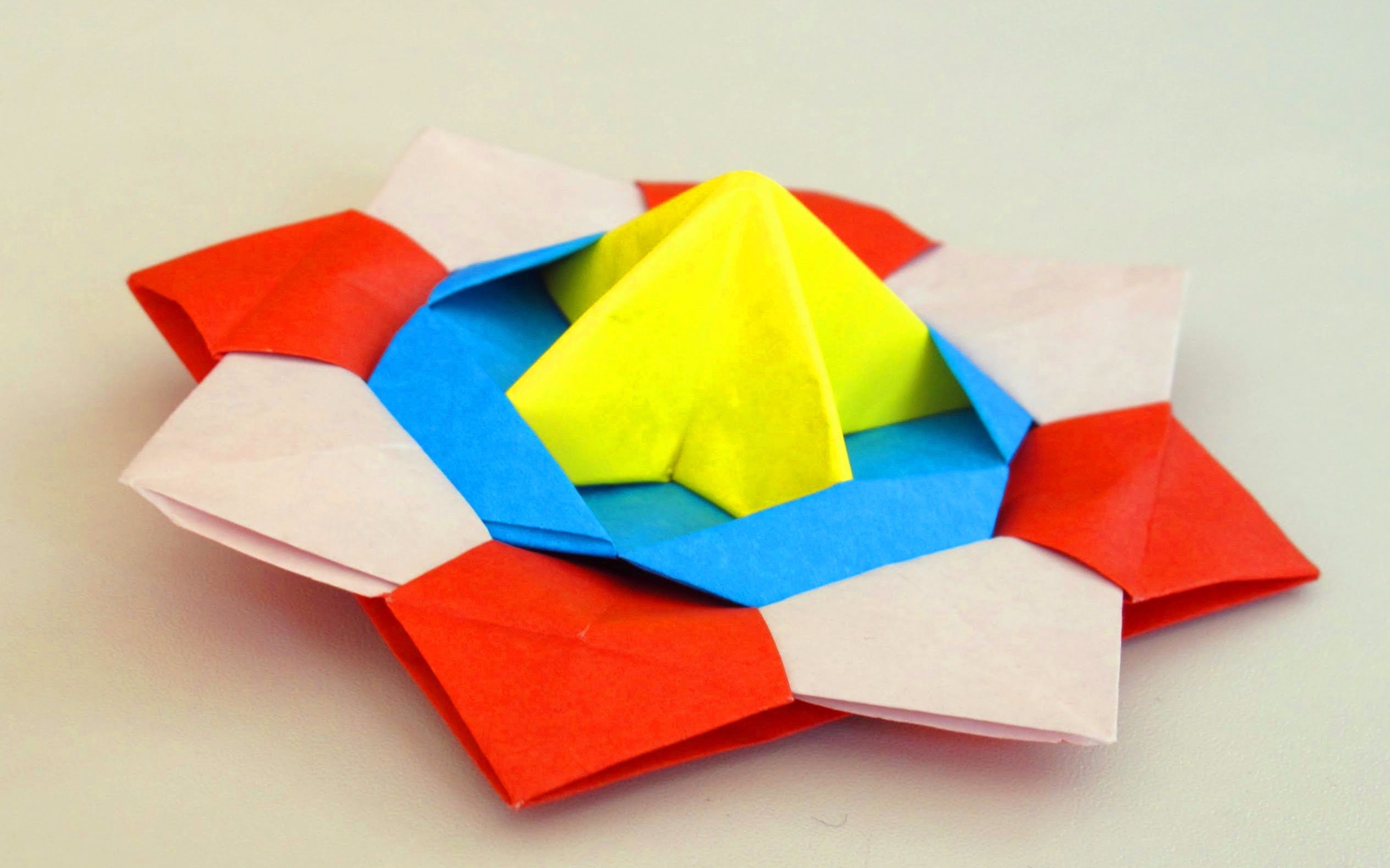 折纸变形陀螺图片