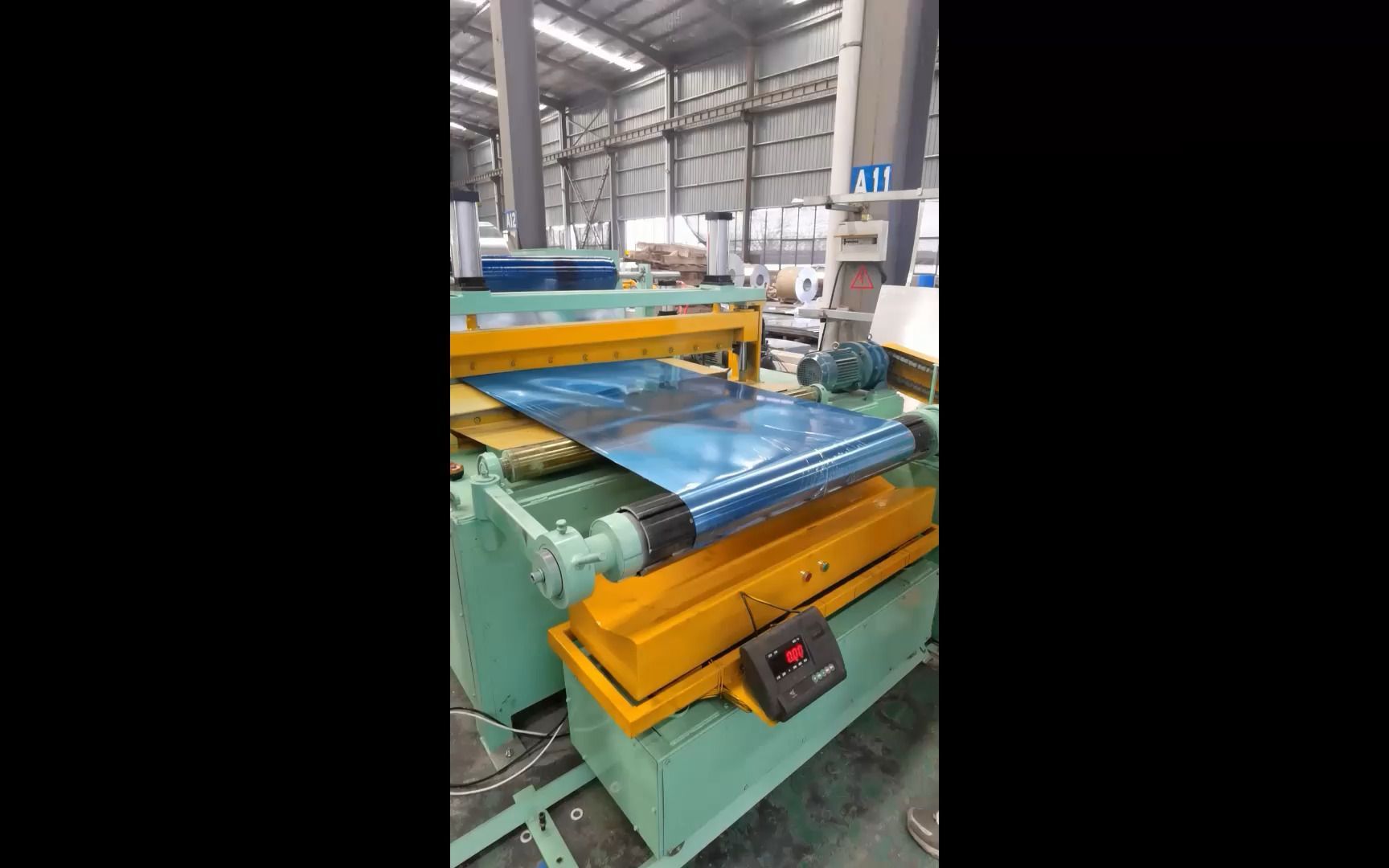 1400mm保温铝卷分卷机,分卷真是方便