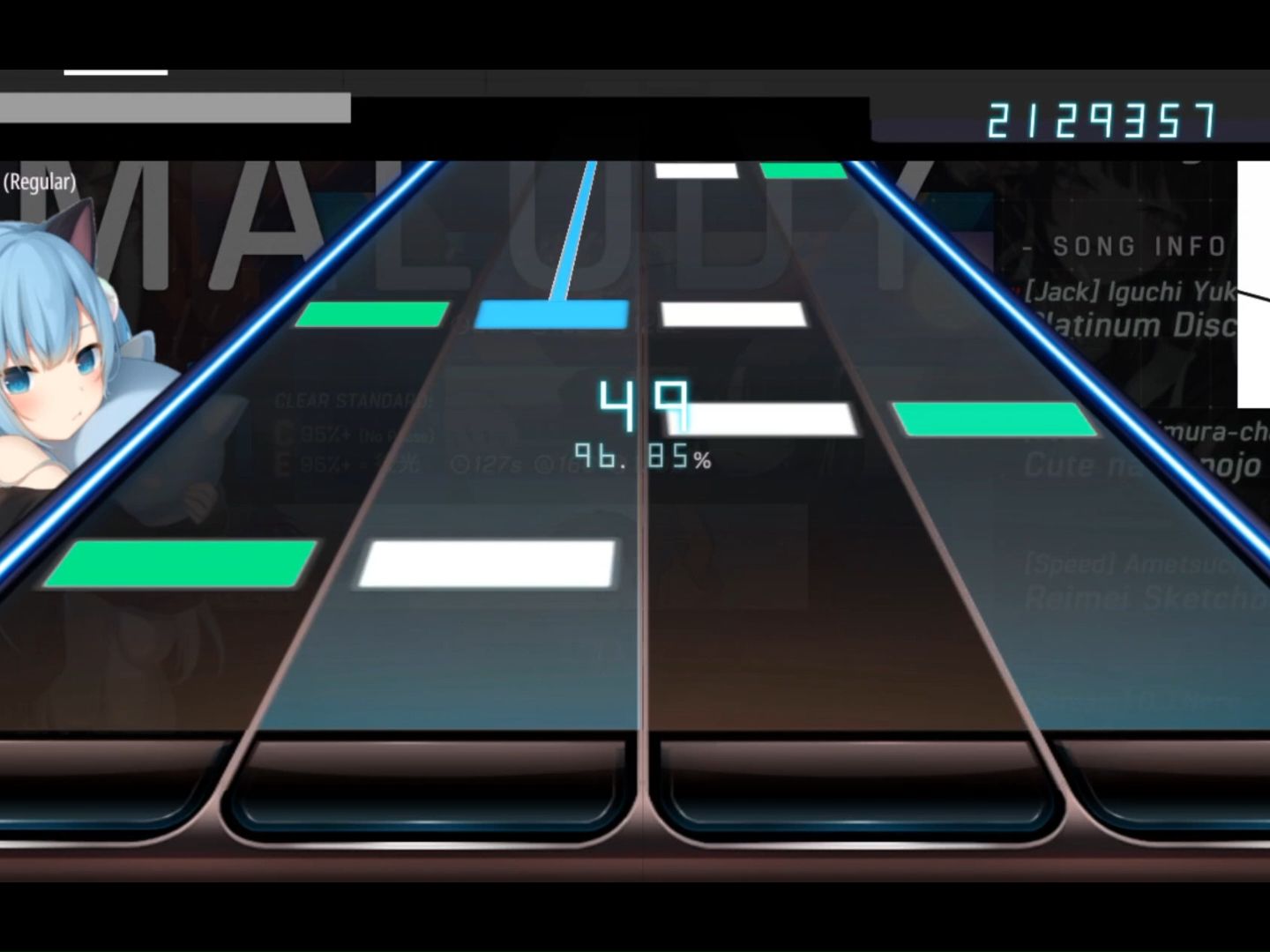 [malody] 时隔一年多终于再次突破01 4k dan v3 regularly-5 acc.