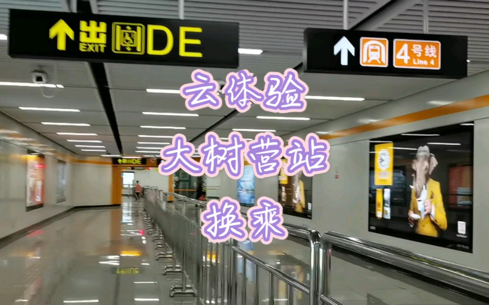 活动作品昆明地铁大树营站换乘实录