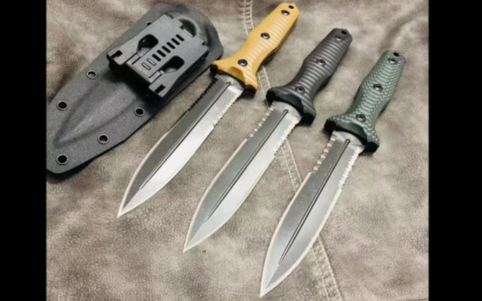 来体验一下2023新版benchmade蝴蝶 暴君双刃刺战术直刀的魅力吧