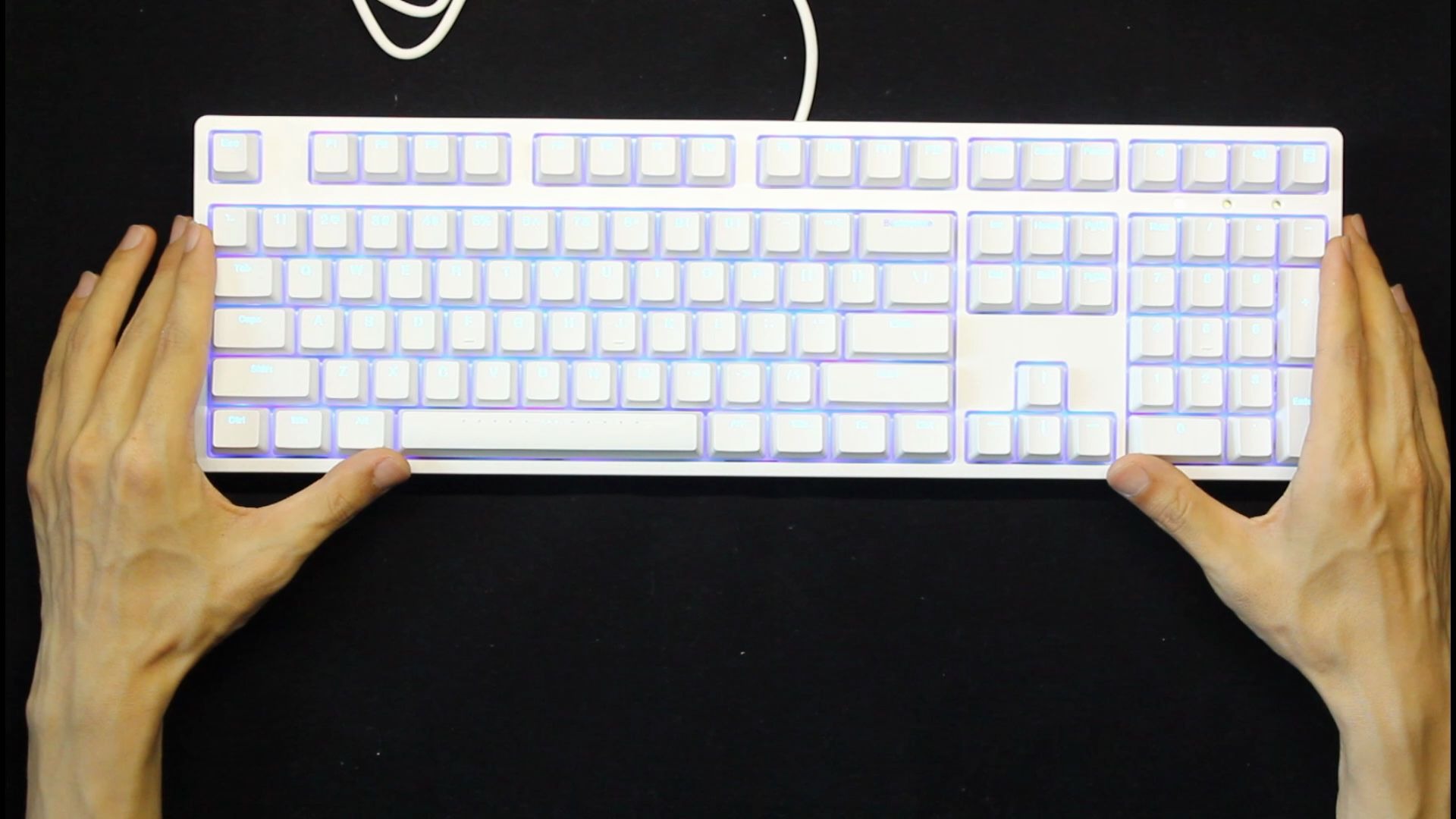 中端量产机械键盘代表ikbc f108简单开箱评测