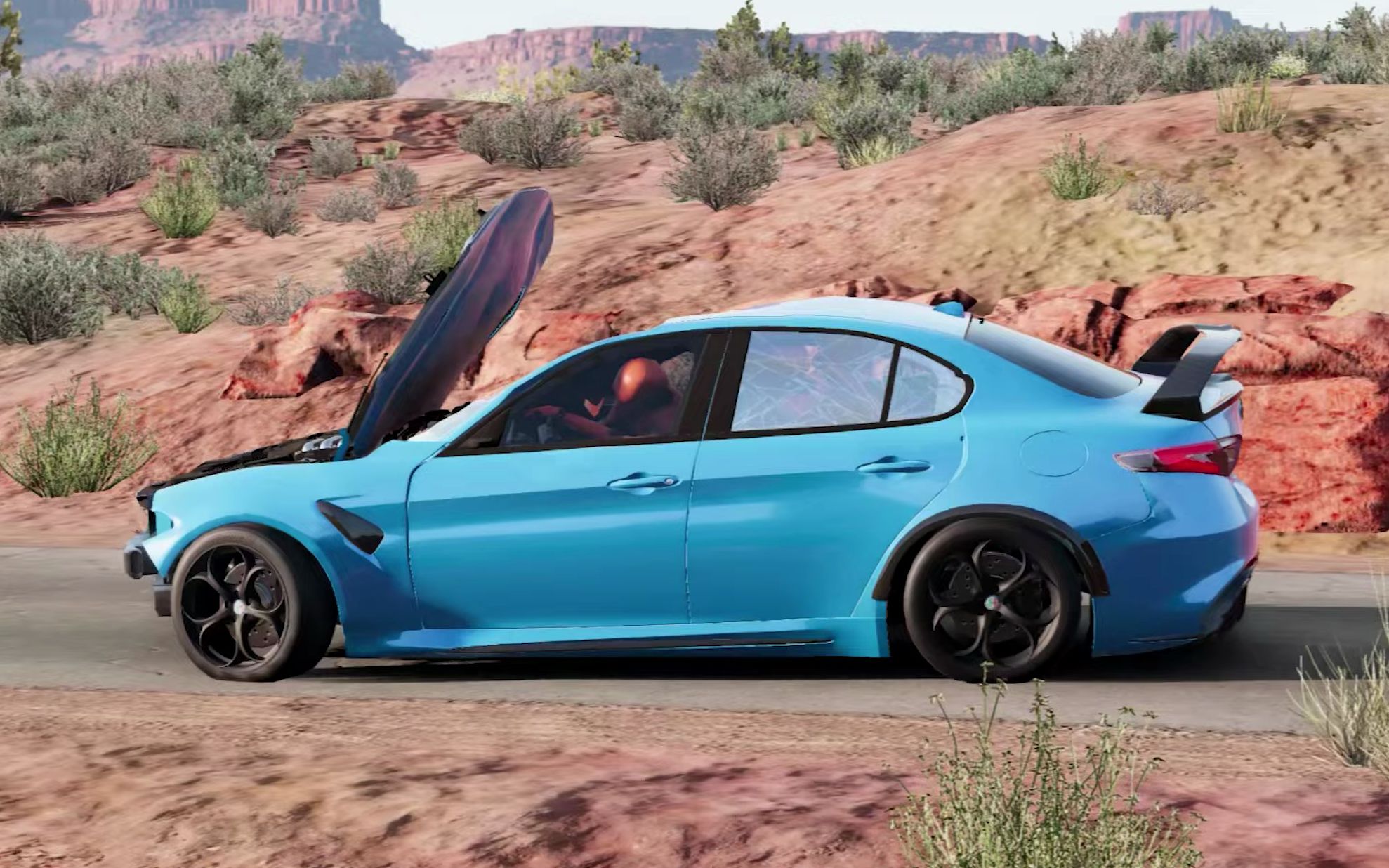 beamng模拟汽车跑车飙车车祸碰撞