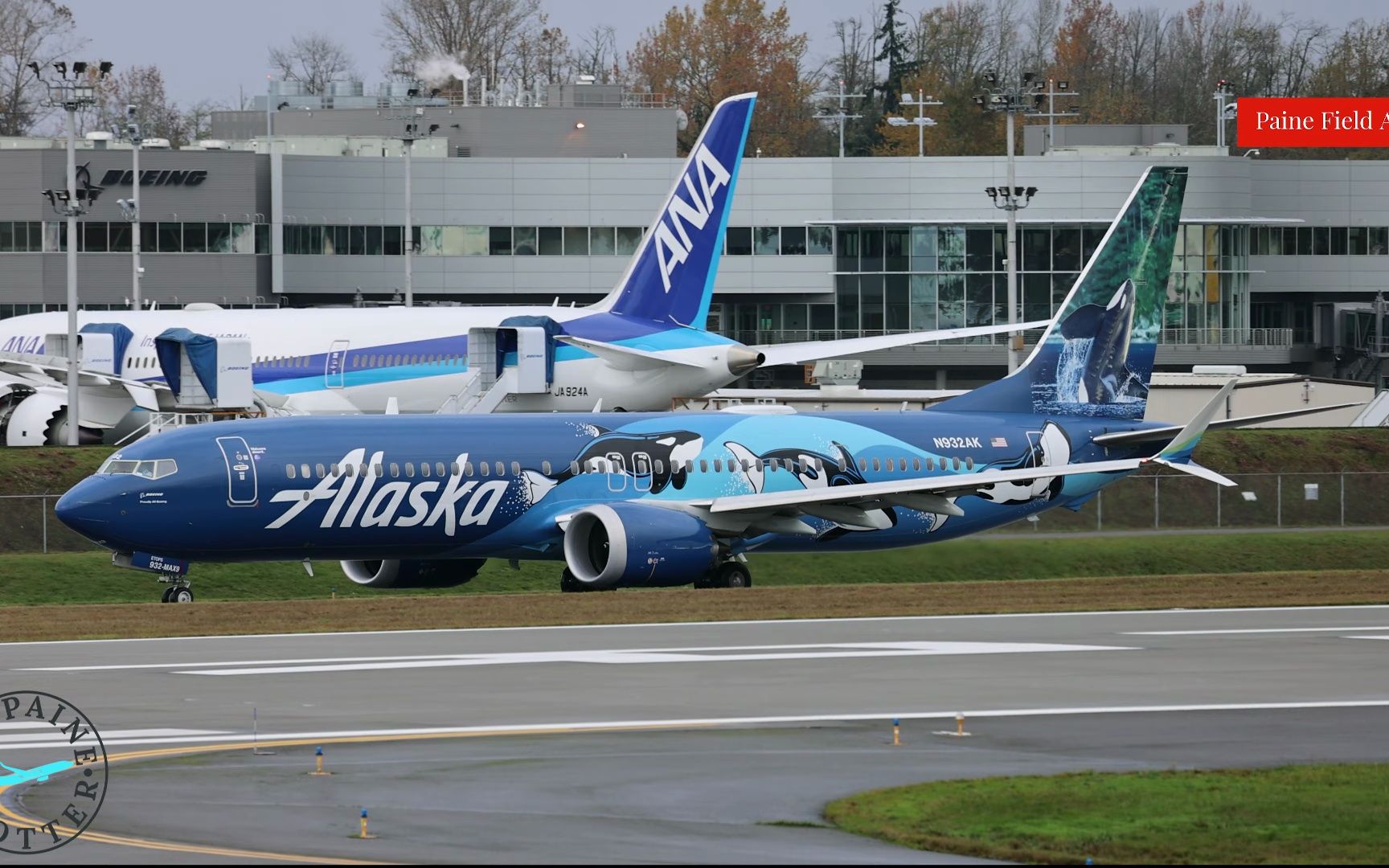 阿拉斯加737 max 9"west coast wonders"|波音佩恩机场|4k