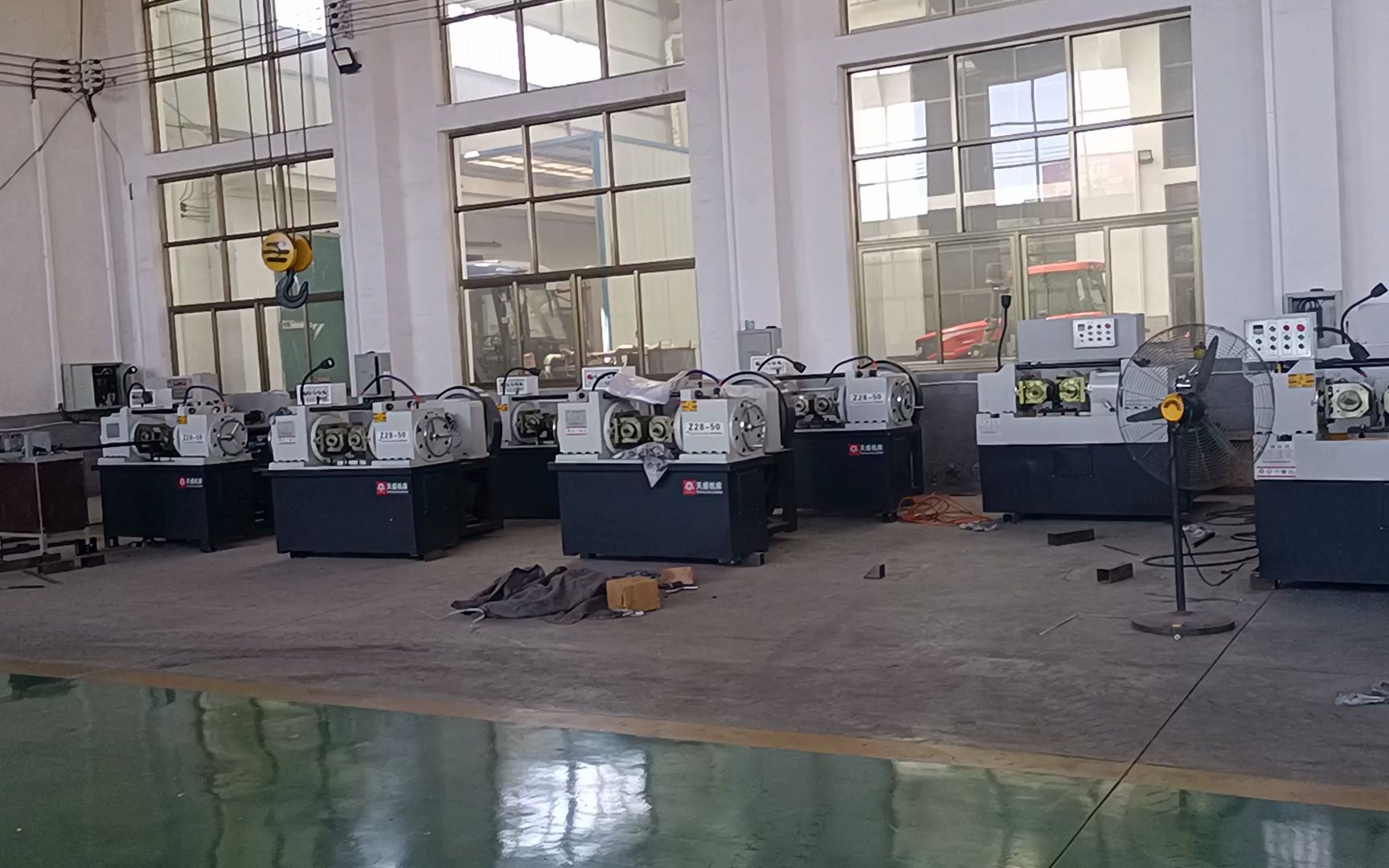 天盛全自动数控螺纹滚丝机