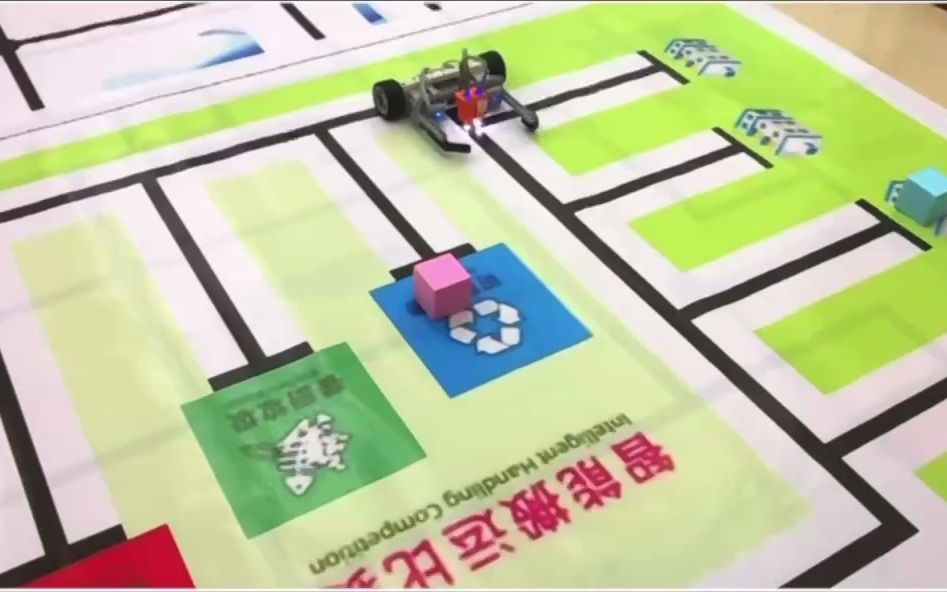 super AI 中鸣NOC大赛智能搬运解决方案演示视频青少年机器人编程人工智能