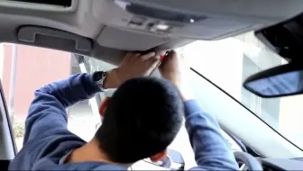 行车记录仪后摄像头如何走线？难度大不大？看完知晓