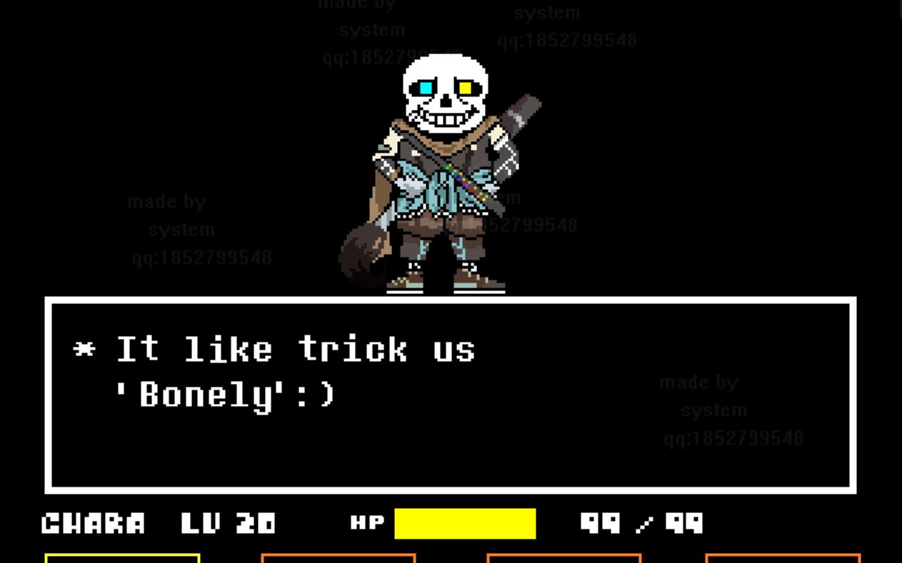ink!sans0.2.5版本bug_undertale传说之下