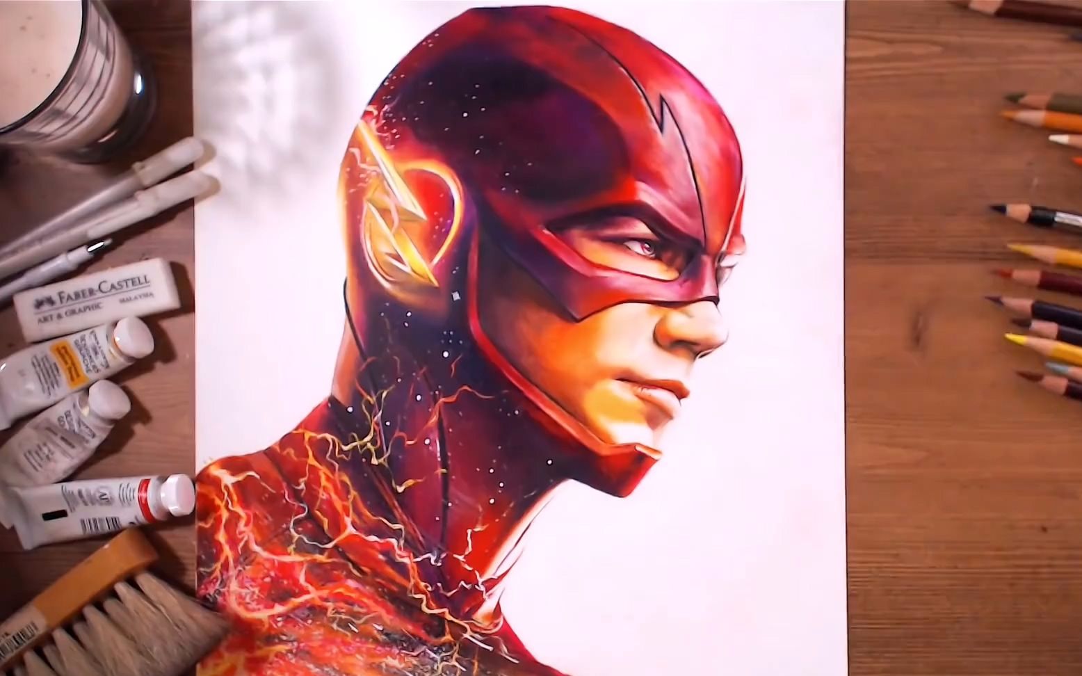 绘画-闪电侠-巴里·艾伦_哔哩哔哩 (゜-゜)つロ 干杯~-bilibili