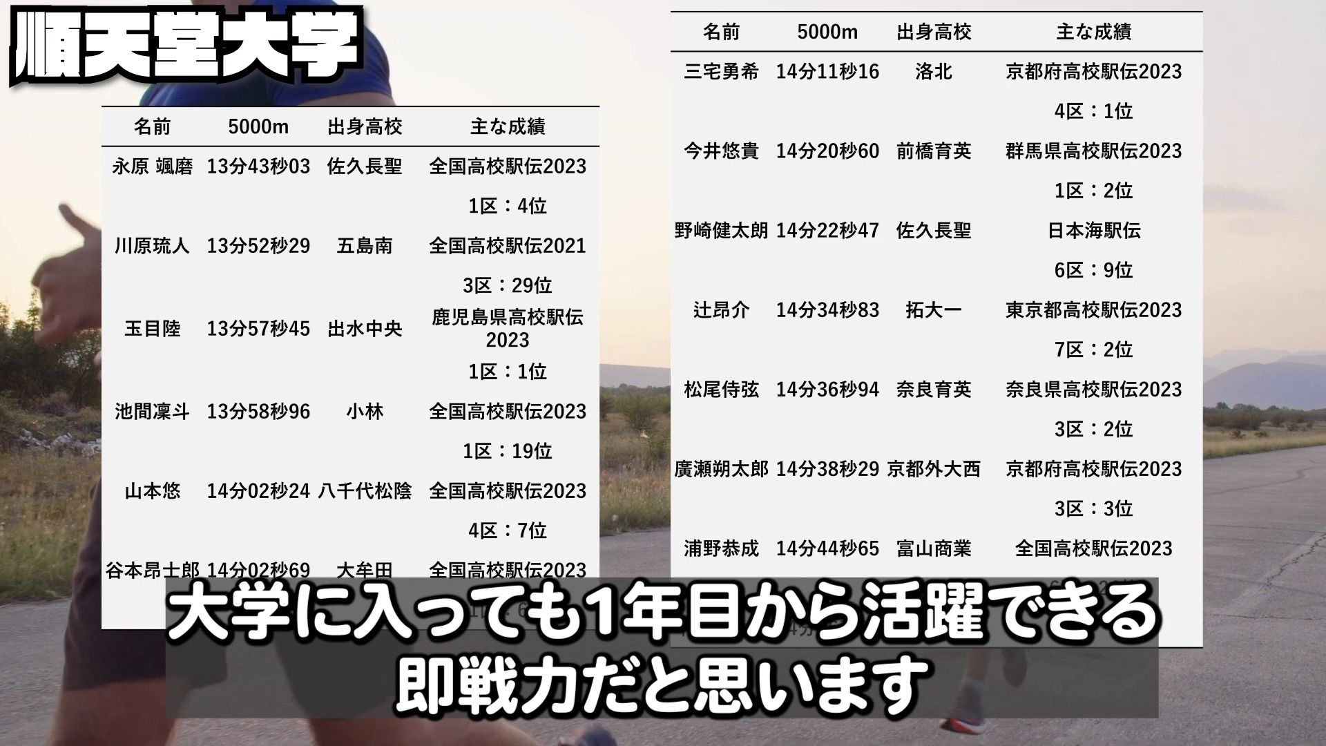 【注目の高校生ランナーの进学先】中央 顺天堂 早稲田 编 【佐久长圣のWエースの进学先は?】哔哩哔哩bilibili