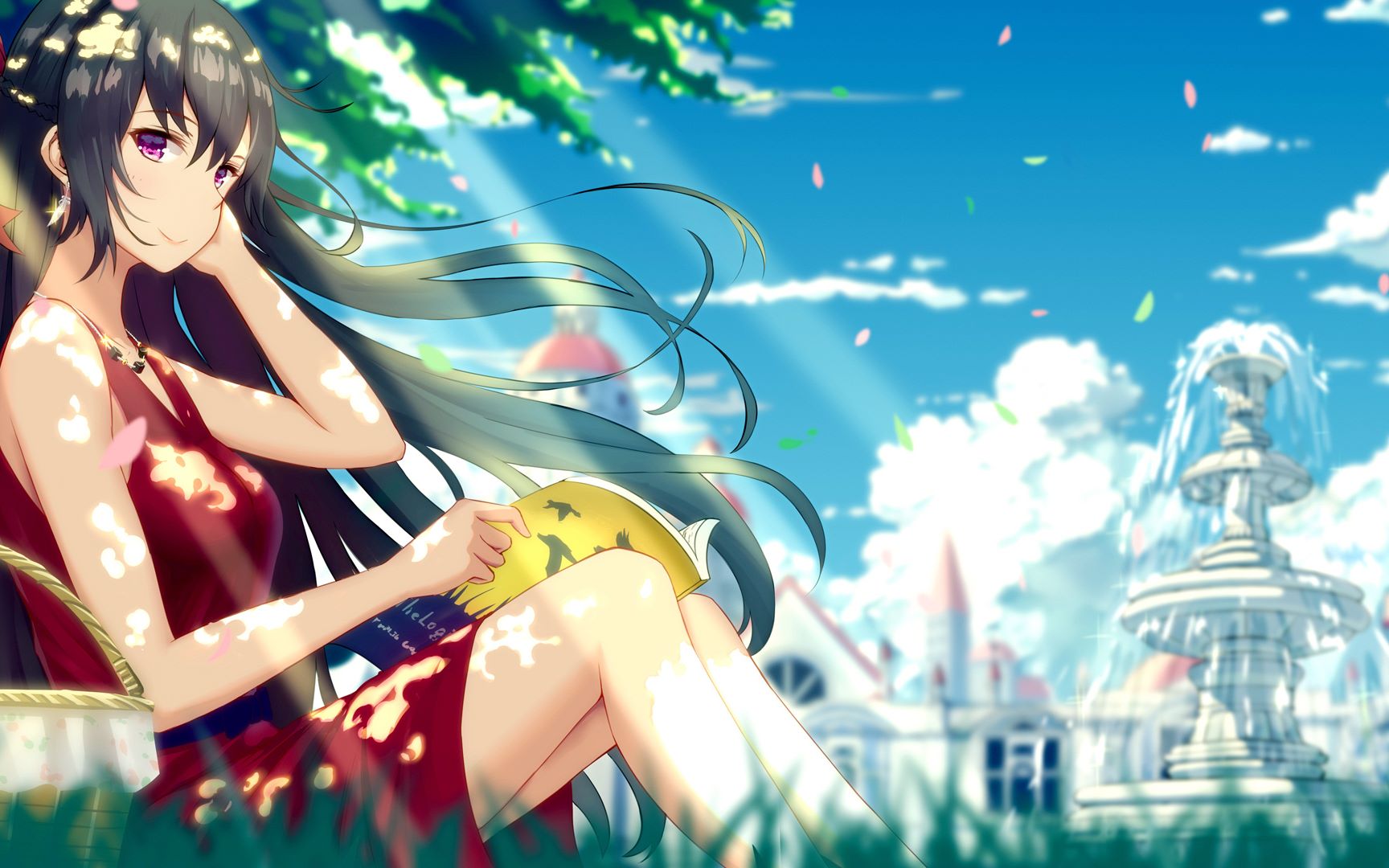 【板绘】夏风_哔哩哔哩 (゜-゜)つロ 干杯~-bilibili