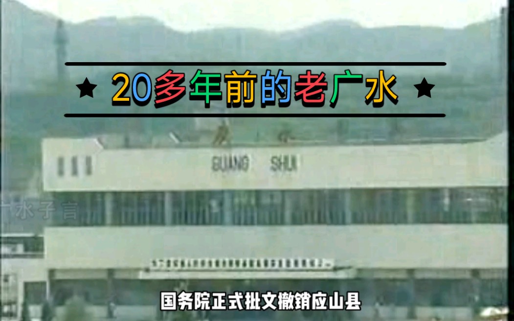 20多年前的广水火车站、应山东大街、广水市政府大楼、广水电影院、武胜关、广水大广场、徐家河风景区、三潭风景区、中华山风景区、杨涟雕像、渡蚁桥...