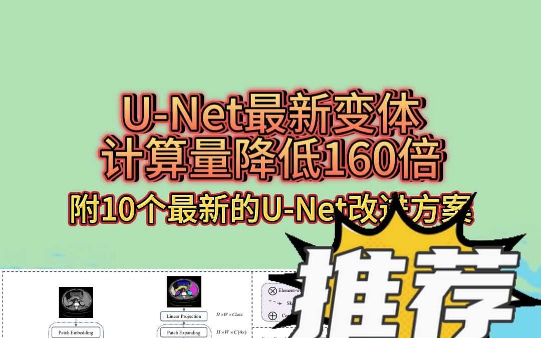 U—NET最新变体,计算量降低160倍哔哩哔哩bilibili