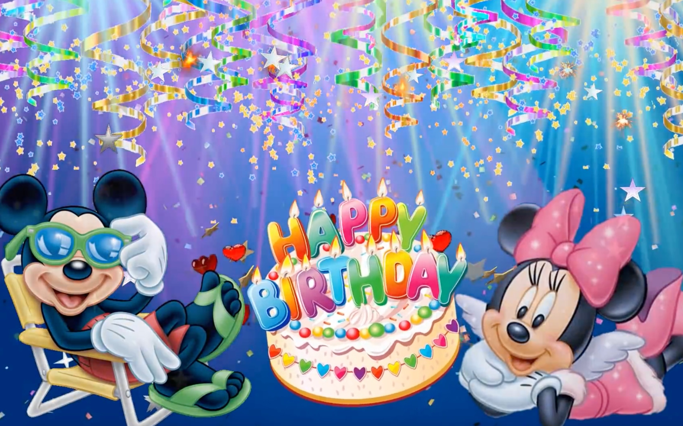 [图]迪士尼 米奇米妮 Disney Mickey & Minnie【生日快乐｜祝福歌｜Happy Birthday Songs】