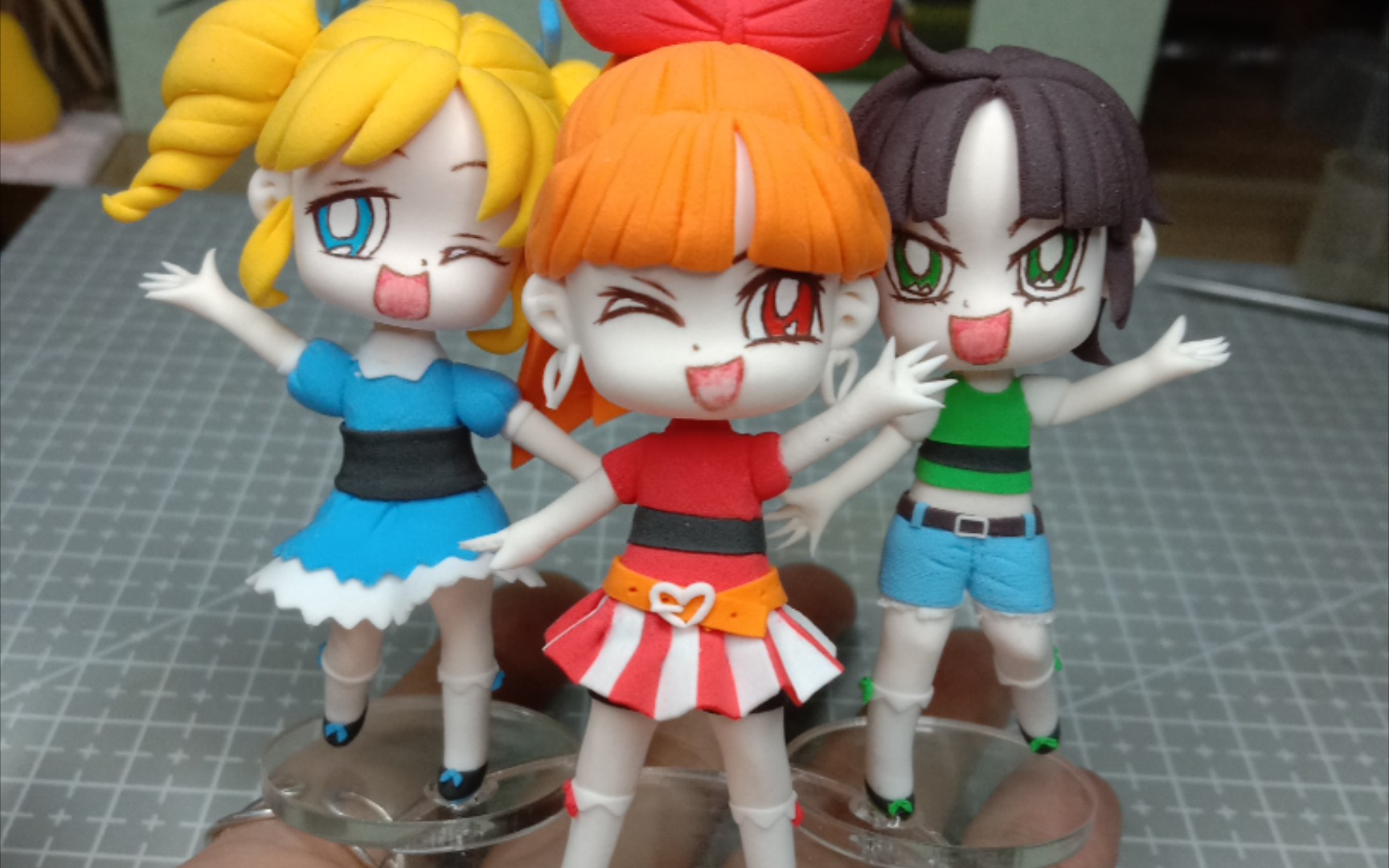 变个魔术!超轻粘土手办--飞天小女警(90后回忆杀)_哔哩哔哩_bilibili