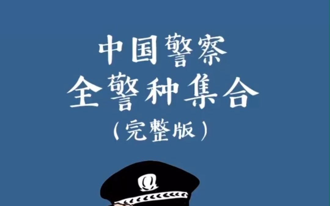 一个视频,看懂我国有多少种警察哔哩哔哩bilibili