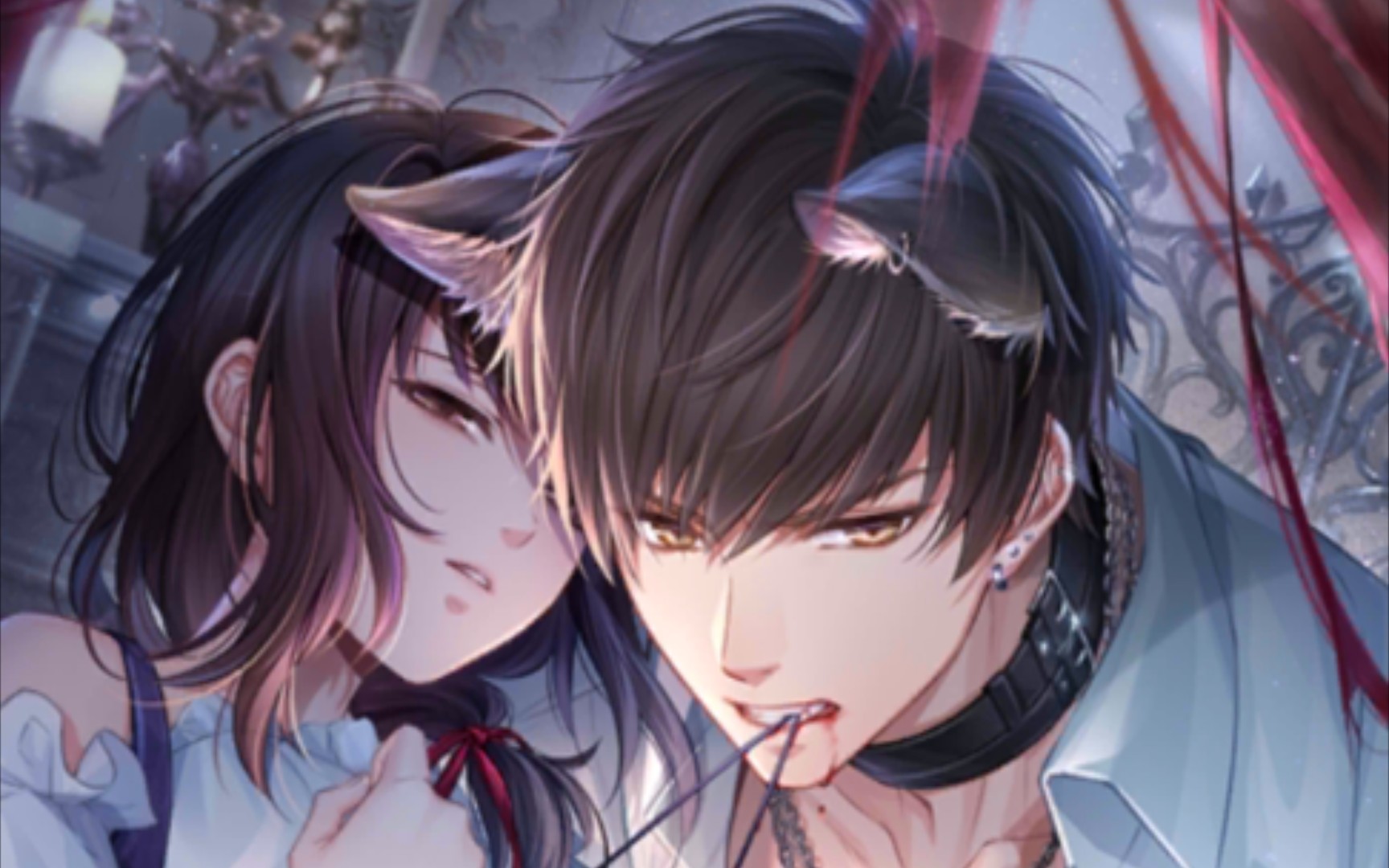 【恋与制作人】白起ssr寂夜歌谣 满月之约约会剧情