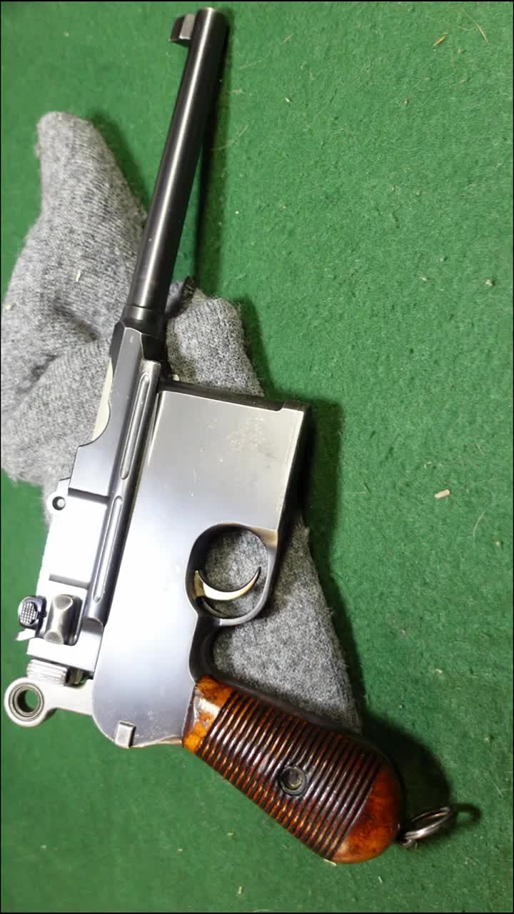 它在盒子炮里被视为精品 意大利海军版毛瑟c96 镜面匣子值得收藏