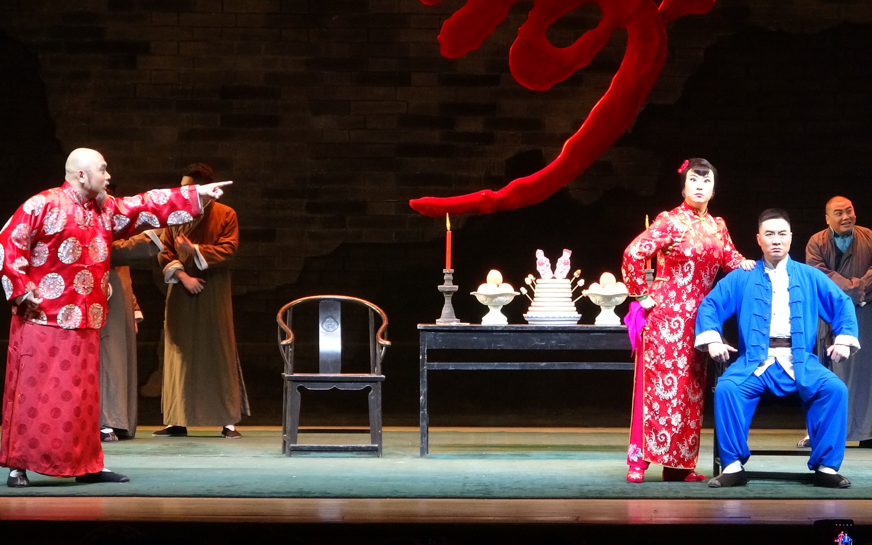 2022年2月12日,中国评剧院演出《祥子与虎妞》郑岚 饰 虎妞,于海泉 饰