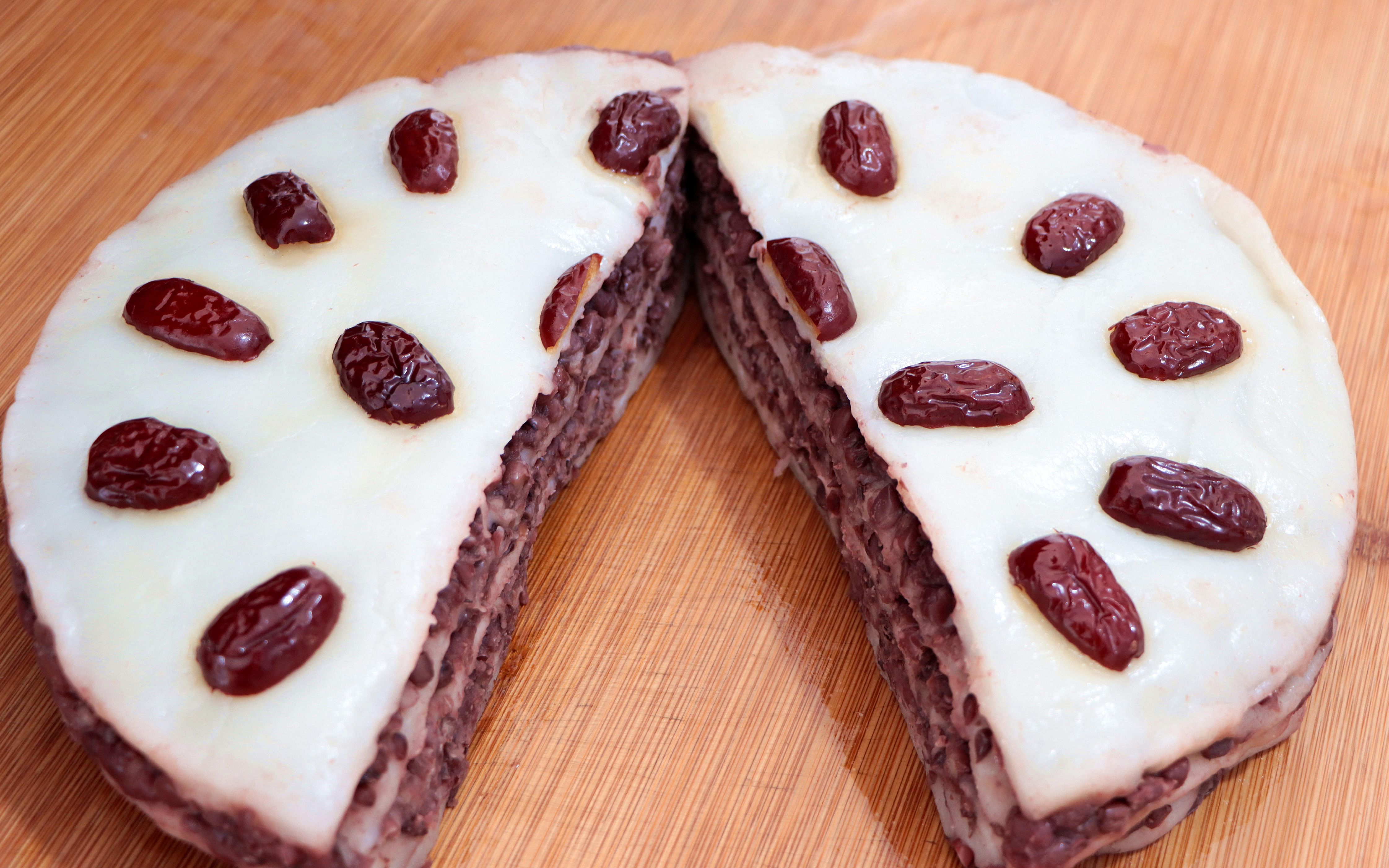 红豆糯米糕最简单做法,无技巧无难度,香甜软糯,出锅孩子抢着吃