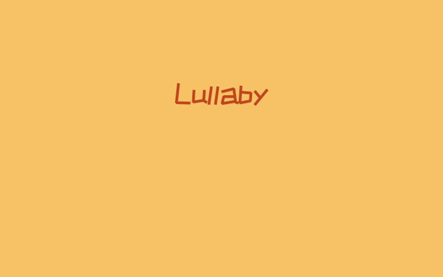 [图]【Lullaby】