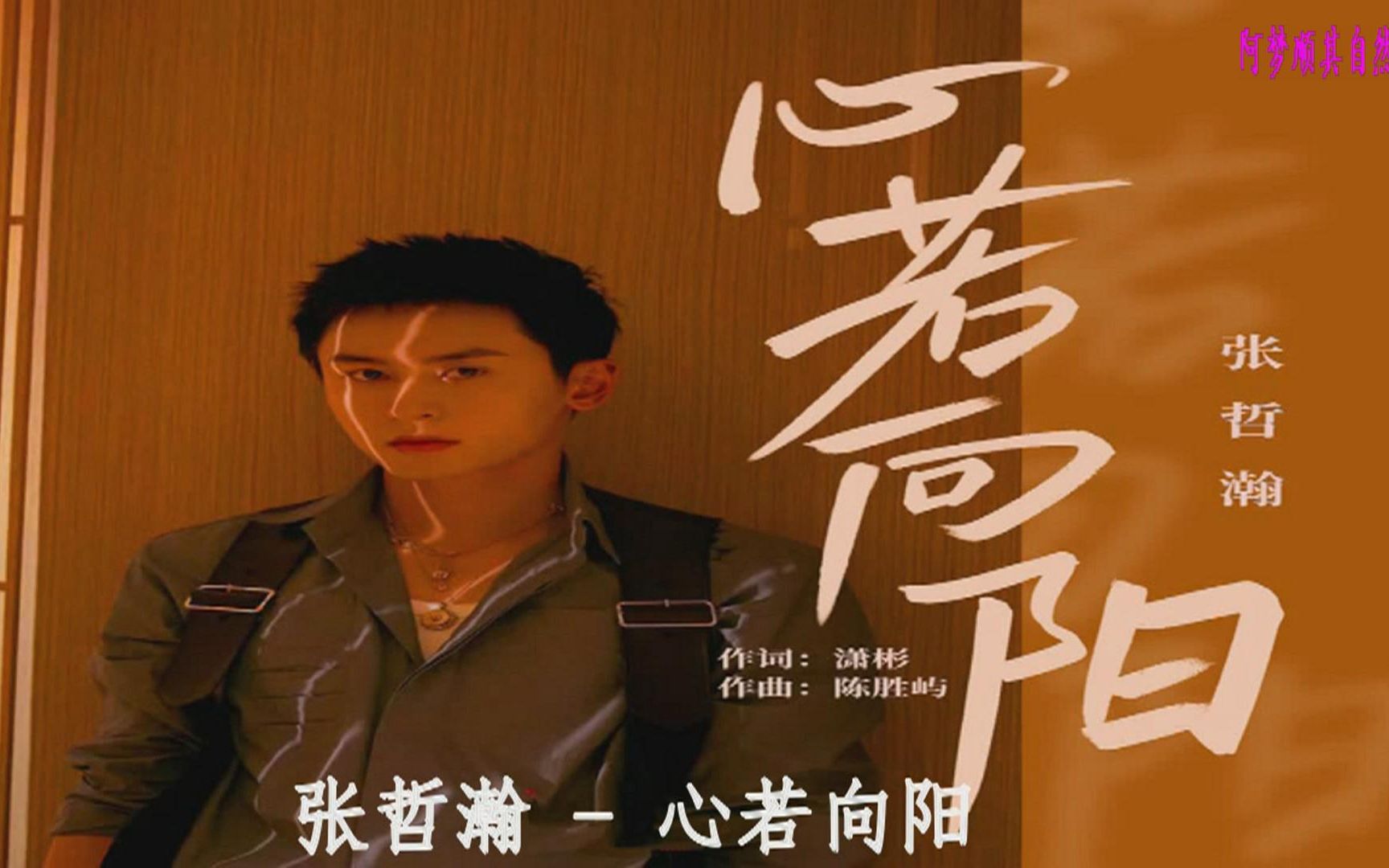 活动作品正能量爆棚张哲瀚心若向阳