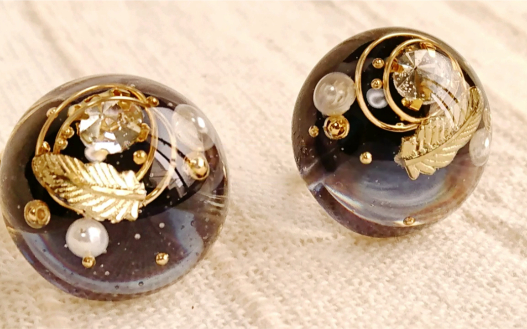 【uv树脂】手工制作diy水晶滴胶深海半球宝石教程_哔哩哔哩 (゜-゜)つ