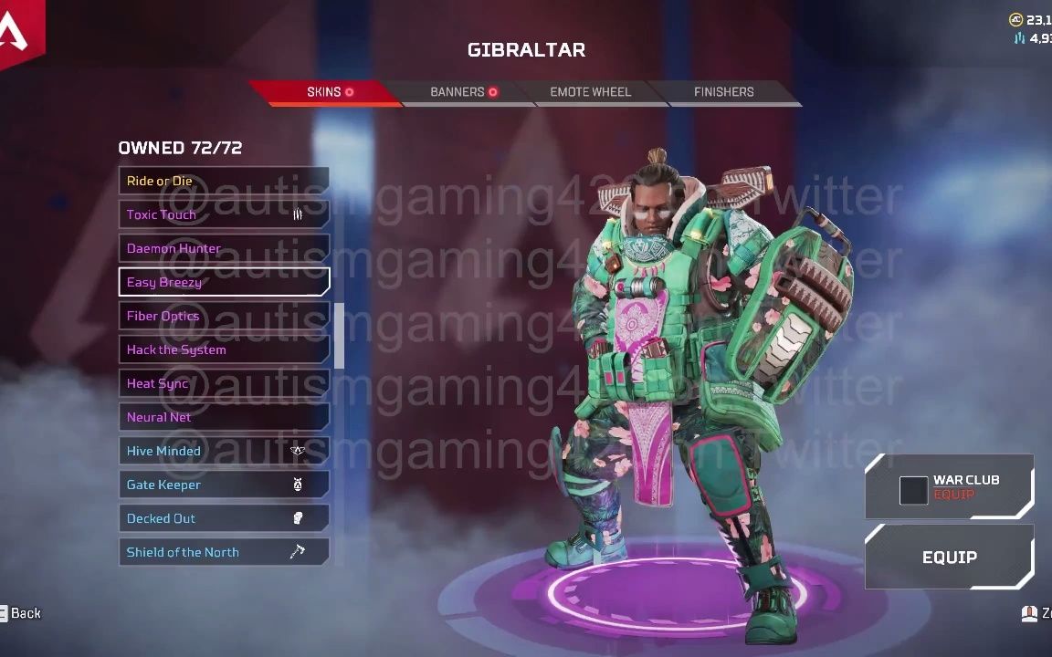 apex直布罗陀纽斯卡尔twich礼包展示