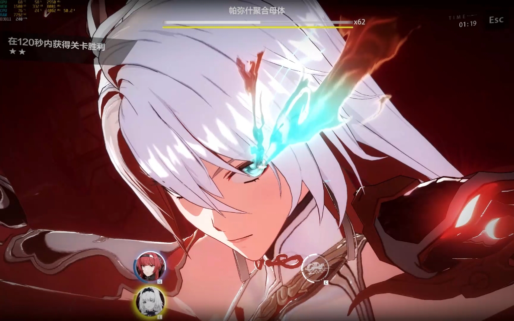 【战双帕弥什】深红囚影新皮体验,爽砍母体